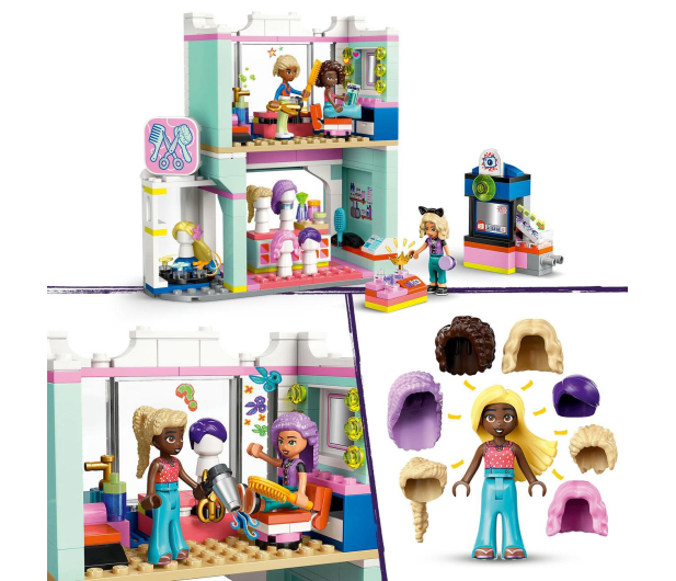 LEGO Friends 42662 Salon fryzjerski i sklep z ozdobami - 1284217 - zdjęcie 4